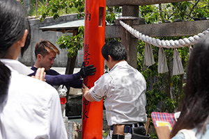 眼力稲荷大明神の新鳥居建立7