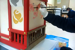 眼力稲荷大明神の新鳥居建立a3